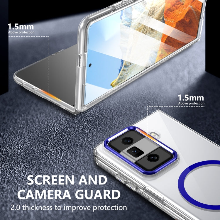 For Honor Magic Vs3 lce Folding Series MagSafe Integrated Clear PC Phone Case