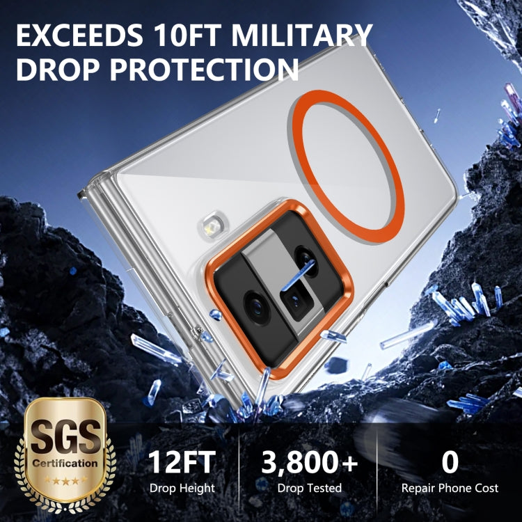 For Honor Magic Vs3 lce Folding Series MagSafe Integrated Clear PC Phone Case