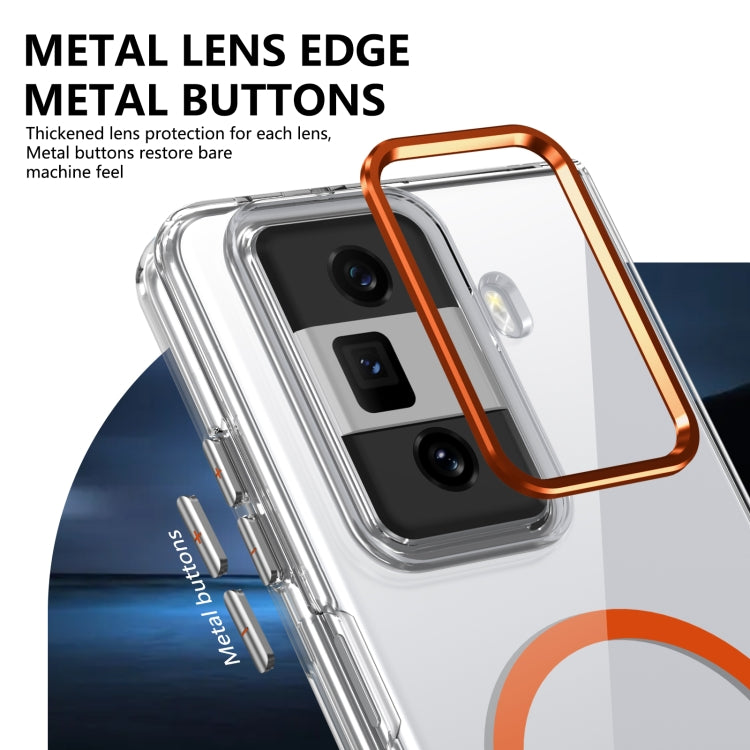 For Honor Magic Vs3 lce Folding Series MagSafe Integrated Clear PC Phone Case