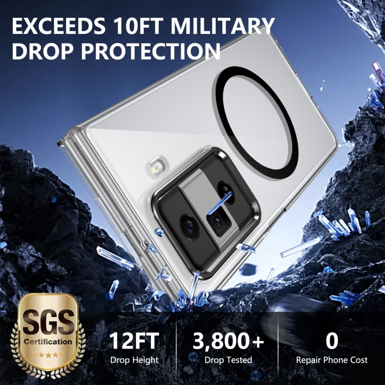 For Honor Magic Vs3 lce Folding Series MagSafe Integrated Clear PC Phone Case