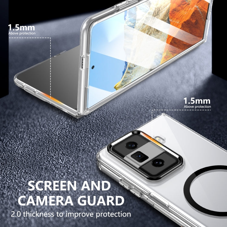 For Honor Magic Vs3 lce Folding Series MagSafe Integrated Clear PC Phone Case