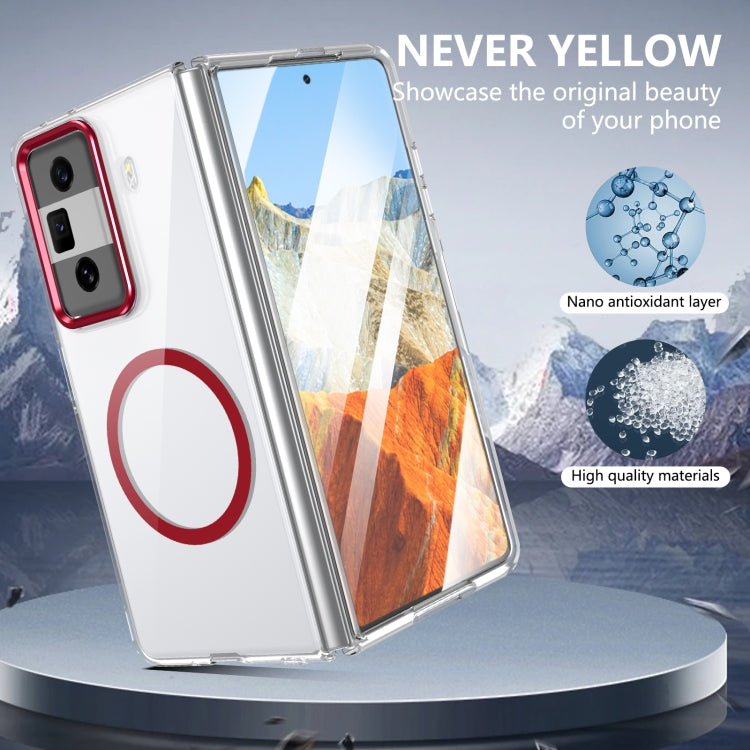 For Honor Magic Vs3 lce Folding Series MagSafe Integrated Clear PC Phone Case
