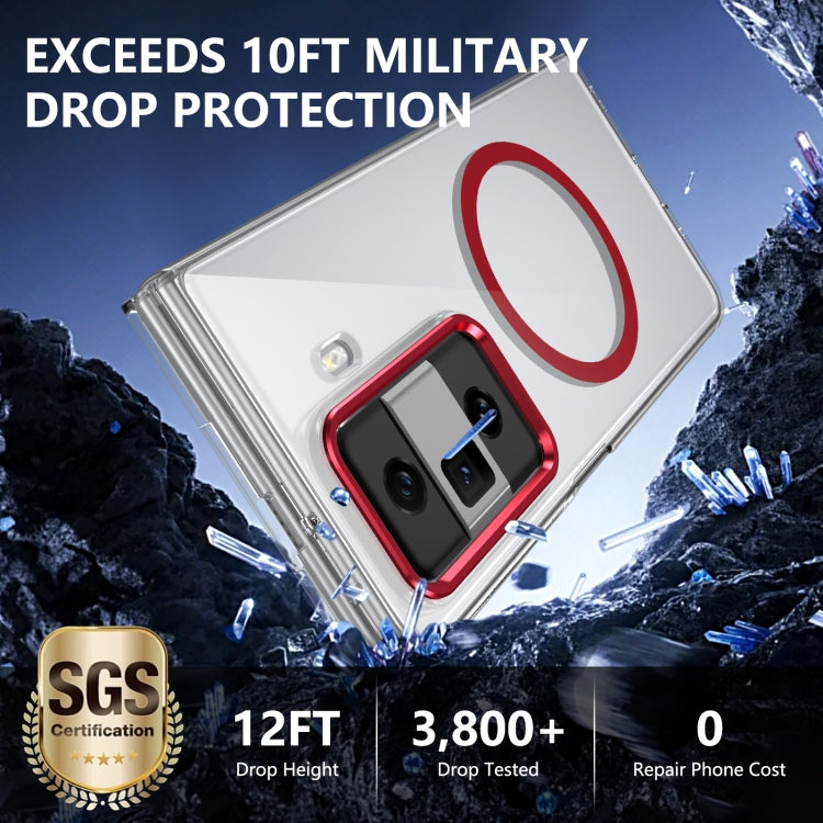 For Honor Magic Vs3 lce Folding Series MagSafe Integrated Clear PC Phone Case