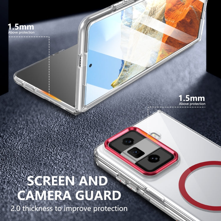For Honor Magic Vs3 lce Folding Series MagSafe Integrated Clear PC Phone Case