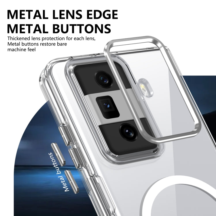 For Honor Magic Vs3 lce Folding Series MagSafe Integrated Clear PC Phone Case