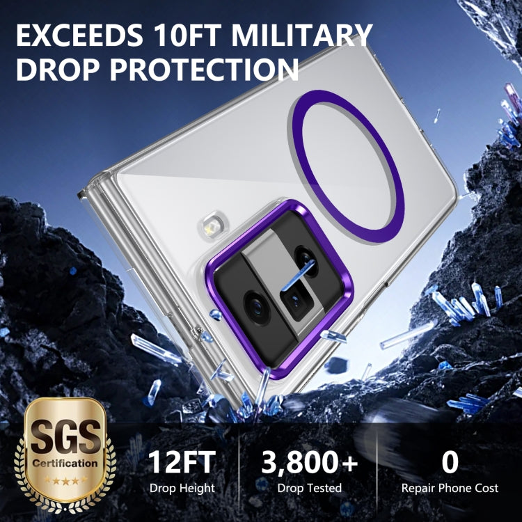 For Honor Magic Vs3 lce Folding Series MagSafe Integrated Clear PC Phone Case