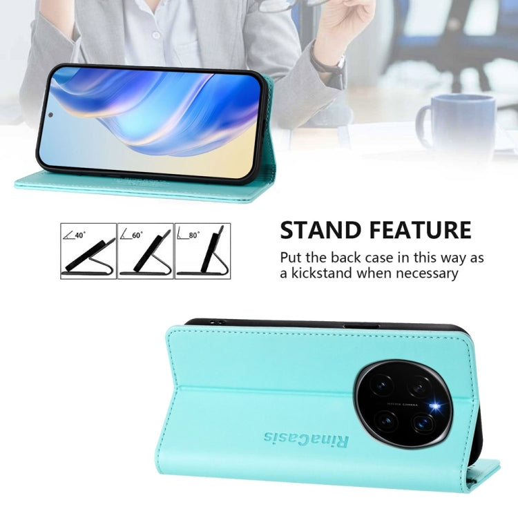 For Honor Magic7 RC01 Dual-Folded Magnetic Suction RFID Leather Phone Case