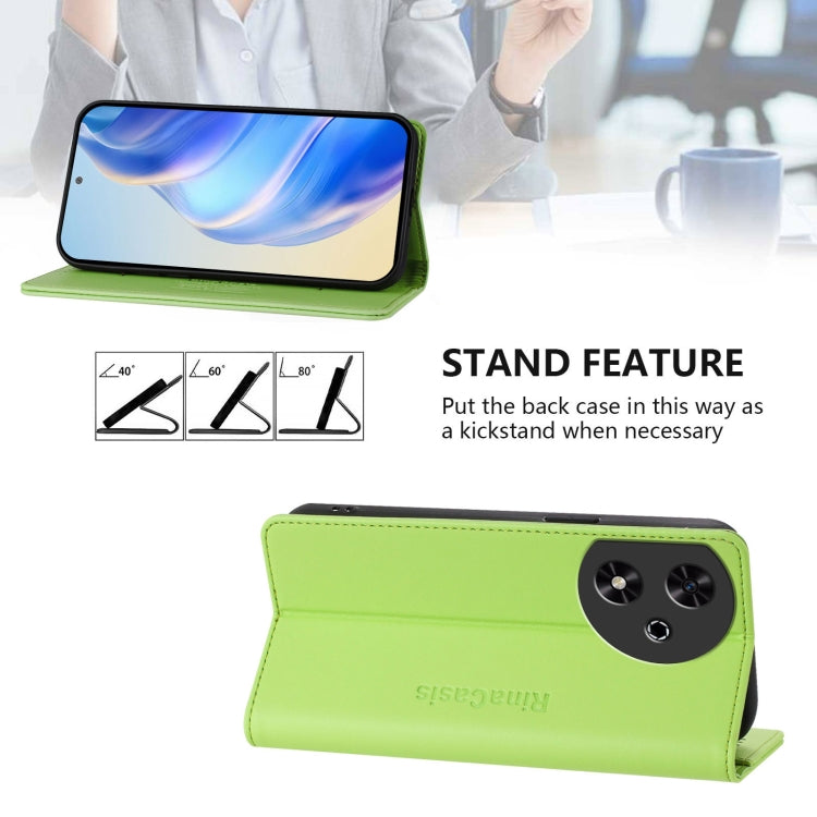 For Honor Play 50 RC01 Dual-Folded Magnetic Suction RFID Leather Phone Case