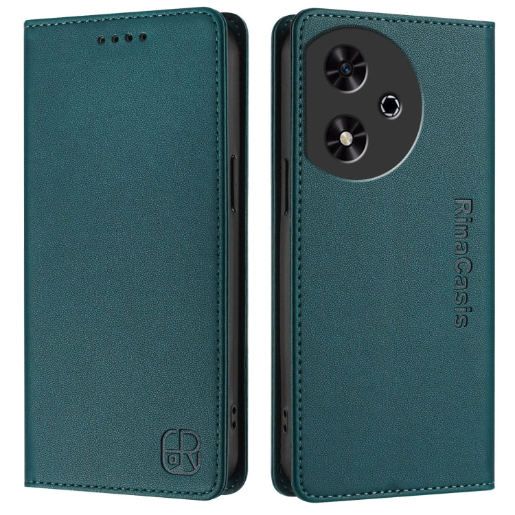 For Honor Play 50 RC01 Dual-Folded Magnetic Suction RFID Leather Phone Case