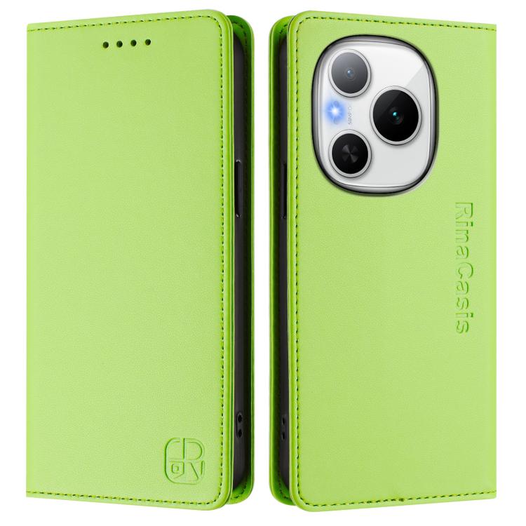 For Honor Power RC01 Dual-Folded Magnetic Suction RFID Leather Phone Case