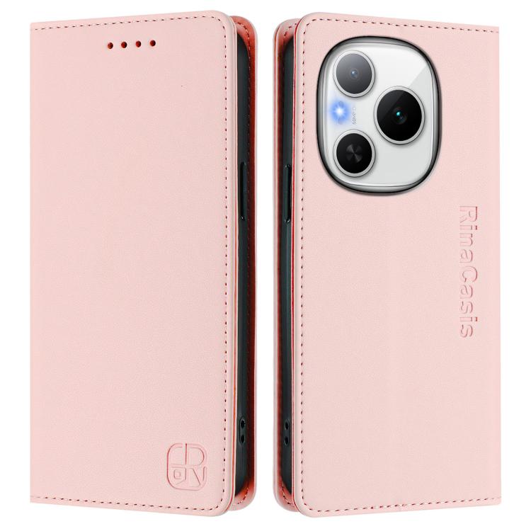 For Honor Power RC01 Dual-Folded Magnetic Suction RFID Leather Phone Case