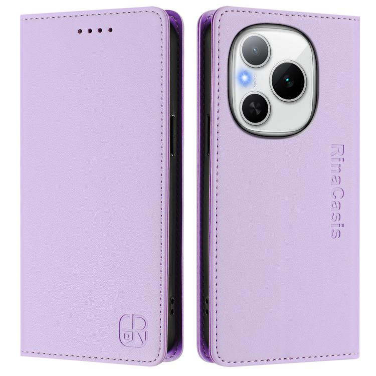 For Honor Power RC01 Dual-Folded Magnetic Suction RFID Leather Phone Case