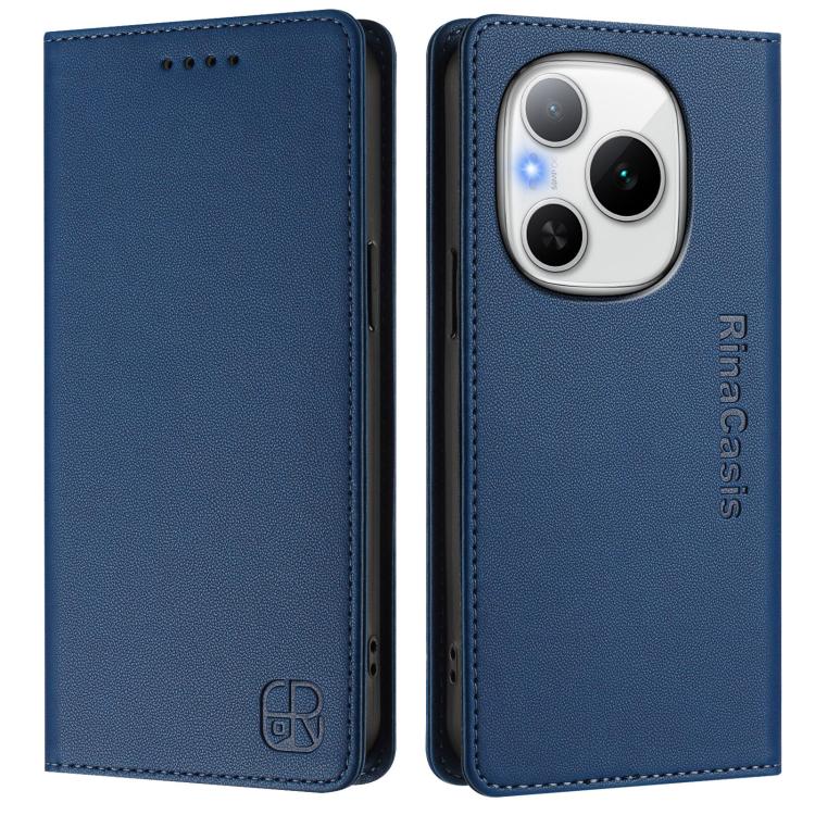 For Honor Power RC01 Dual-Folded Magnetic Suction RFID Leather Phone Case