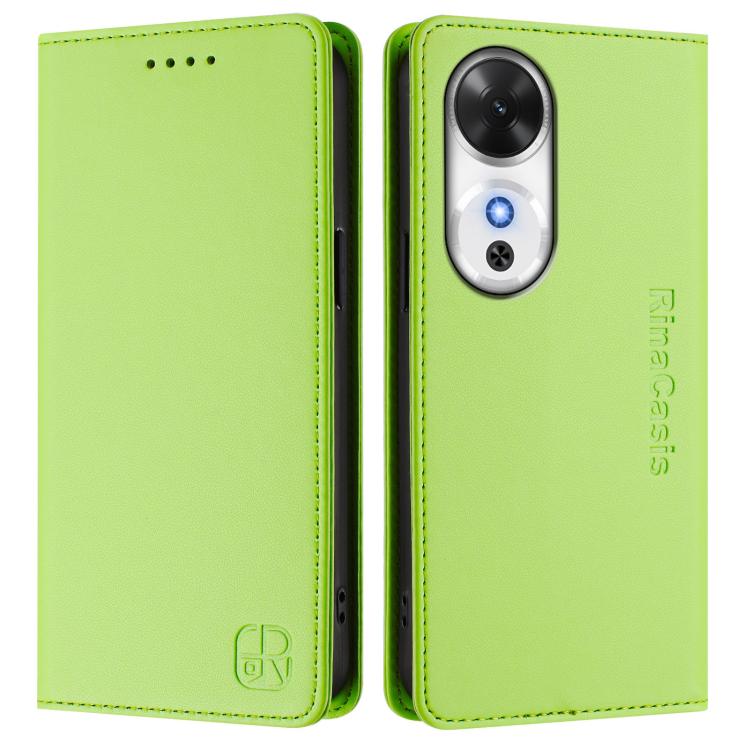 For Honor Play 60 RC01 Dual-Folded Magnetic Suction RFID Leather Phone Case