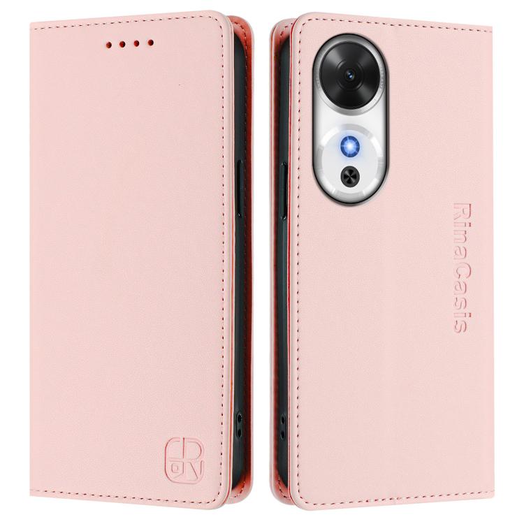 For Honor Play 60 RC01 Dual-Folded Magnetic Suction RFID Leather Phone Case