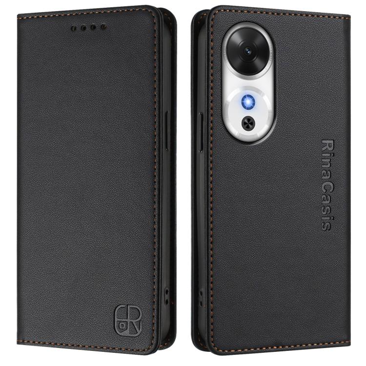 For Honor Play 60 RC01 Dual-Folded Magnetic Suction RFID Leather Phone Case