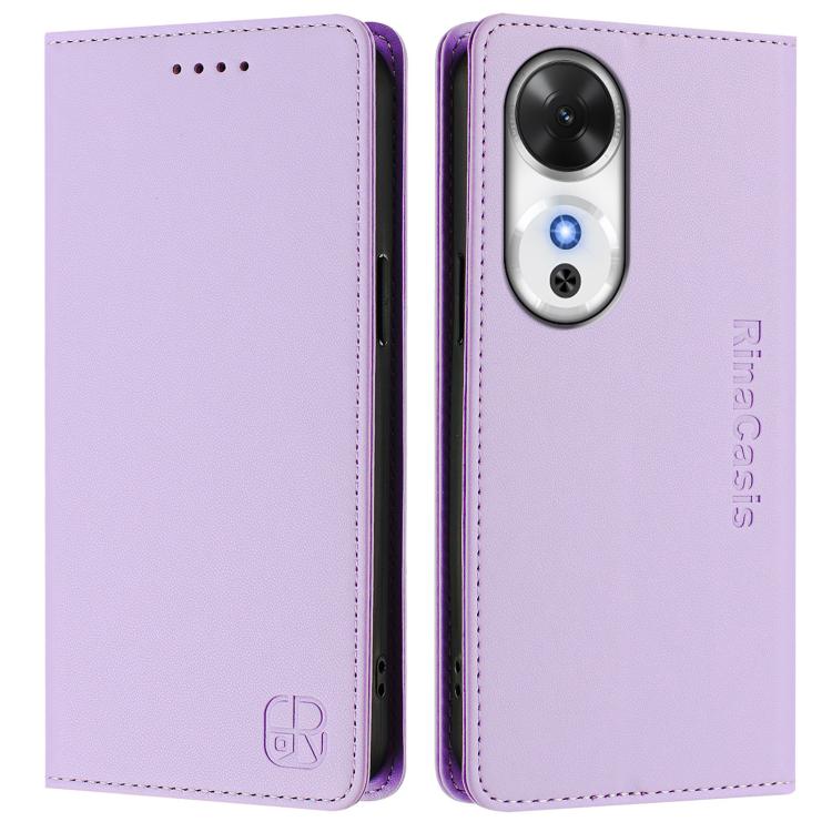 For Honor Play 60 RC01 Dual-Folded Magnetic Suction RFID Leather Phone Case