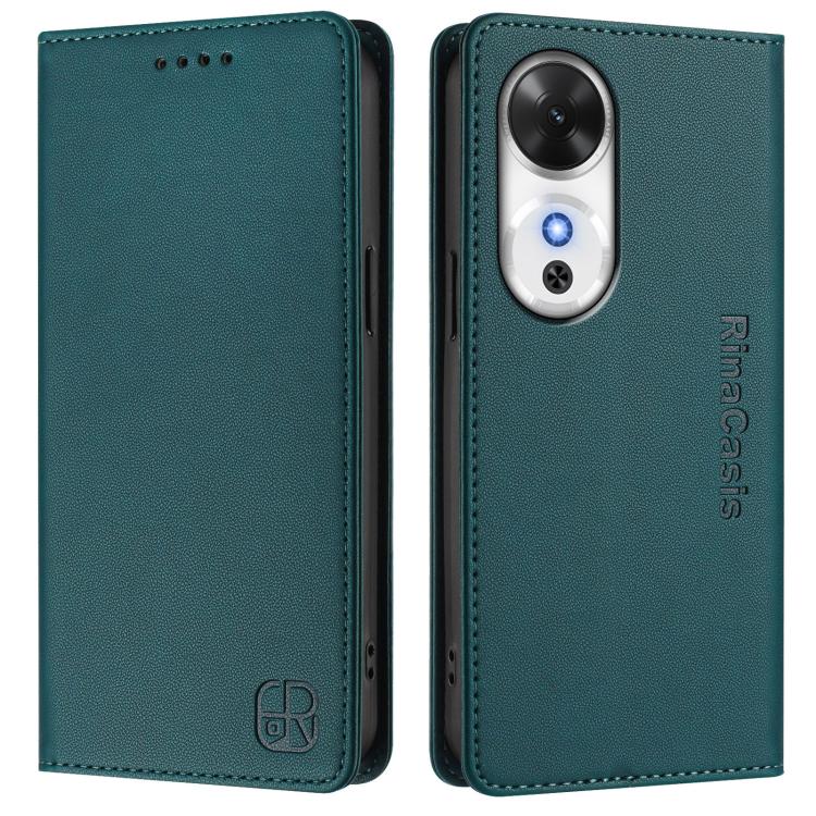 For Honor Play 60 RC01 Dual-Folded Magnetic Suction RFID Leather Phone Case