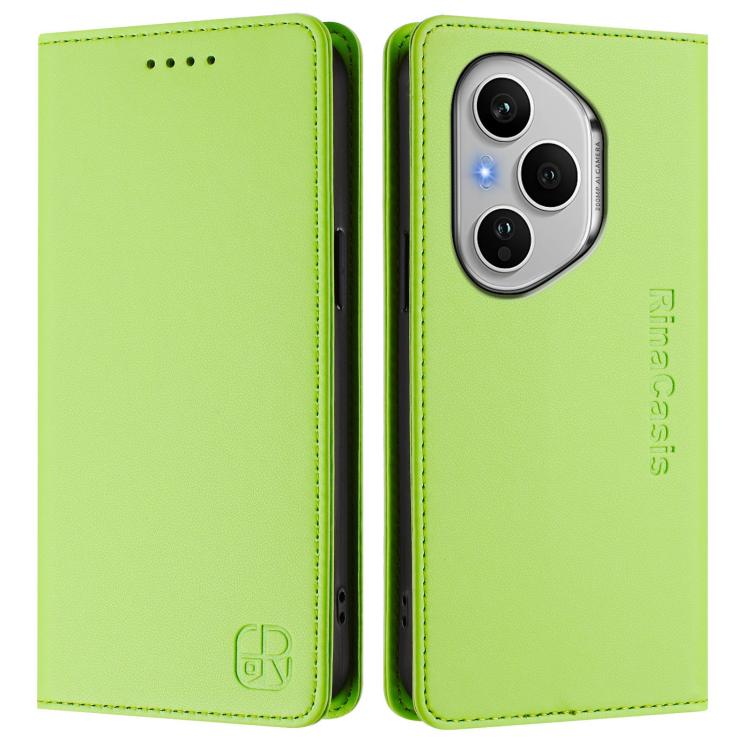 For Honor 400 Pro Global 160.8mm RC01 Dual-Folded Magnetic Suction RFID Leather Phone Case