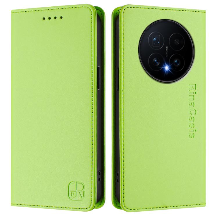 For Honor Magic8 RC01 Dual-Folded Magnetic Suction RFID Leather Phone Case