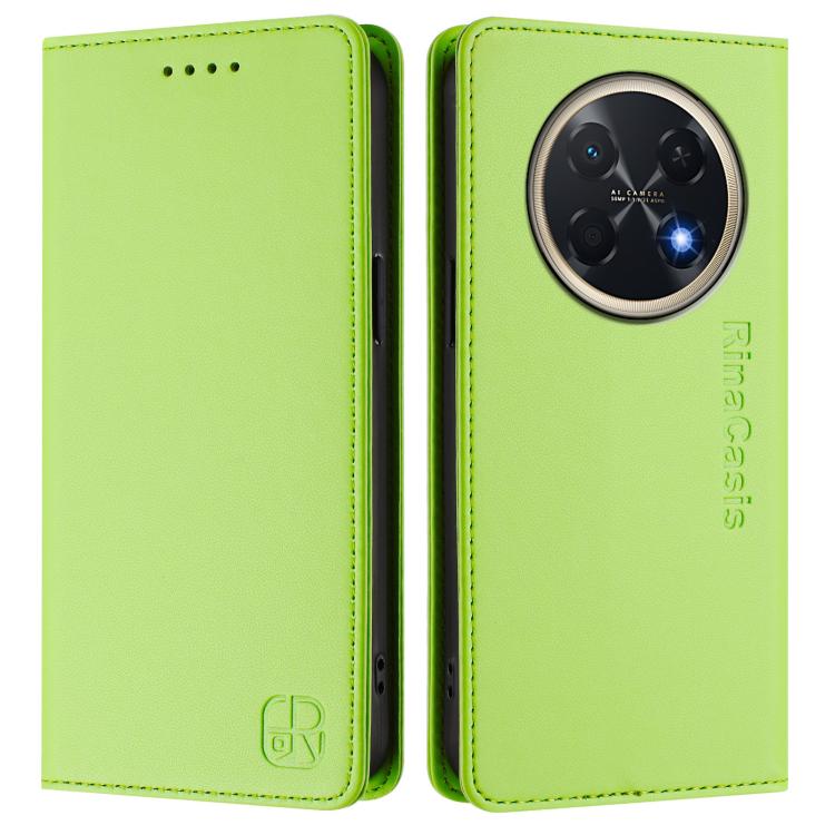 For Huawei Pura 90 Pro Max 5G RC01 Dual-Folded Magnetic Suction RFID Leather Phone Case