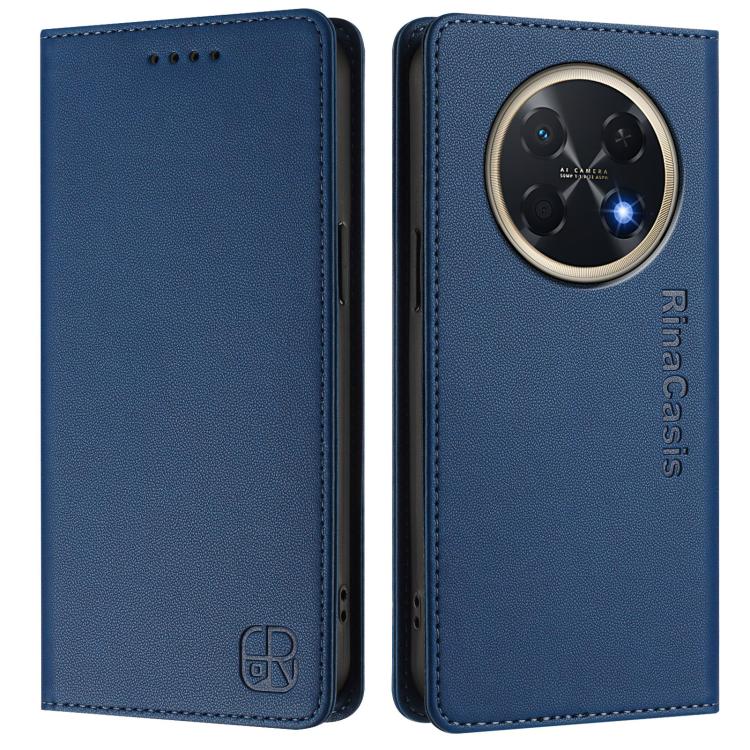 For Huawei Pura 90 Pro Max 5G RC01 Dual-Folded Magnetic Suction RFID Leather Phone Case