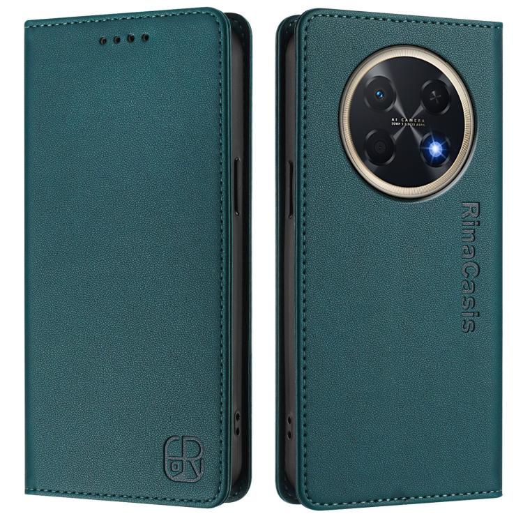 For Huawei Pura 90 Pro Max 5G RC01 Dual-Folded Magnetic Suction RFID Leather Phone Case
