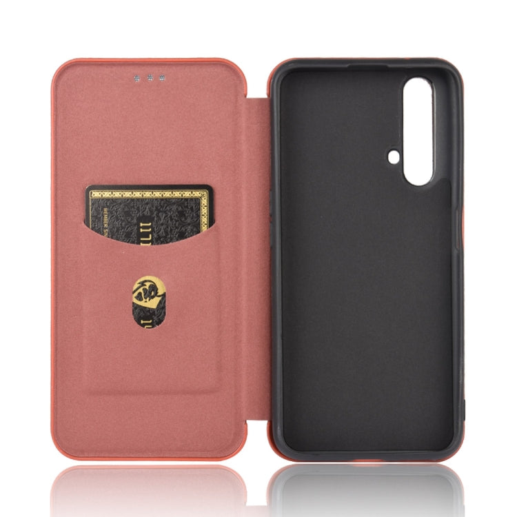 For OPPO Realme X3 Carbon Fiber Texture Horizontal Flip TPU + PC + PU Leather Case with Card Slot