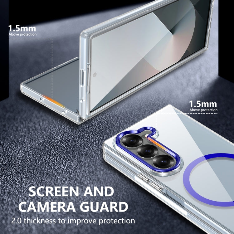 For Samsung Galaxy Z Fold6 lce Folding Series MagSafe Integrated Clear PC Phone Case