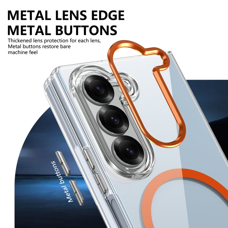 For Samsung Galaxy Z Fold6 lce Folding Series MagSafe Integrated Clear PC Phone Case