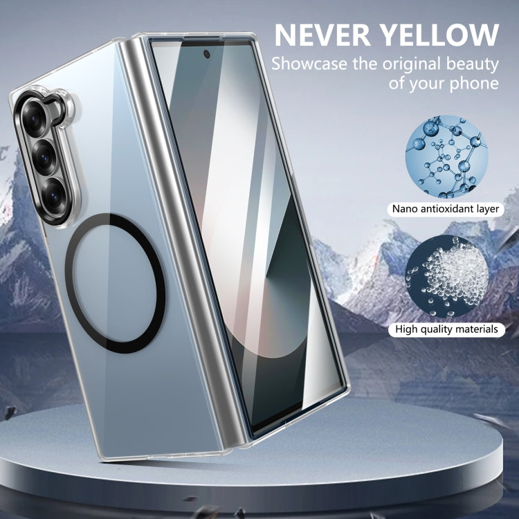 For Samsung Galaxy Z Fold6 lce Folding Series MagSafe Integrated Clear PC Phone Case