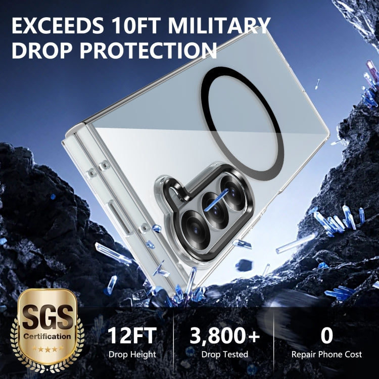 For Samsung Galaxy Z Fold6 lce Folding Series MagSafe Integrated Clear PC Phone Case