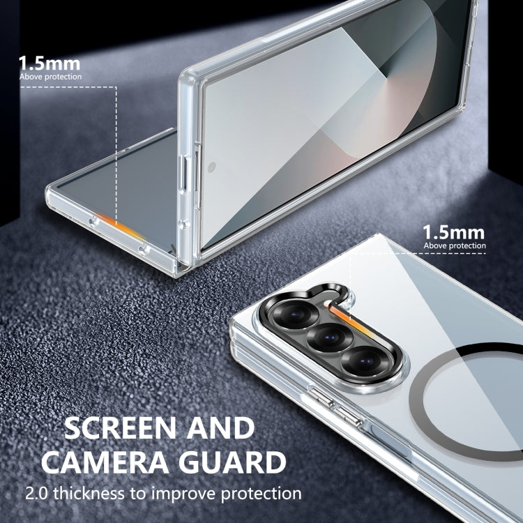For Samsung Galaxy Z Fold6 lce Folding Series MagSafe Integrated Clear PC Phone Case