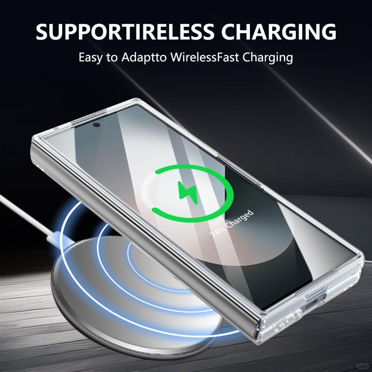 For Samsung Galaxy Z Fold6 lce Folding Series MagSafe Integrated Clear PC Phone Case