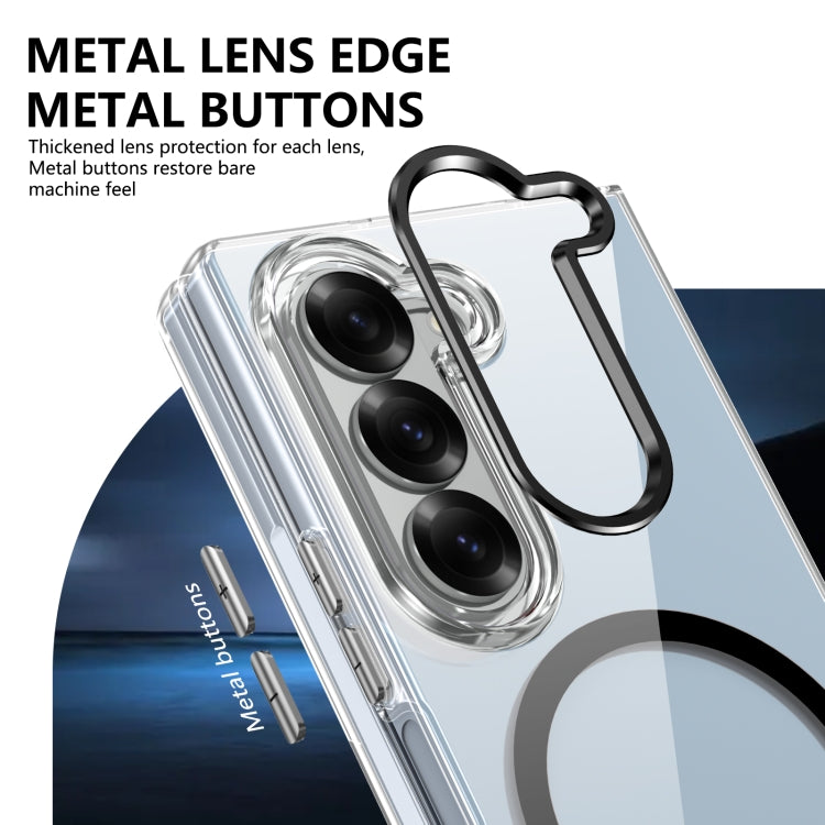 For Samsung Galaxy Z Fold6 lce Folding Series MagSafe Integrated Clear PC Phone Case