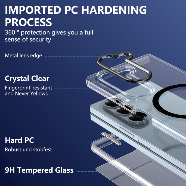 For Samsung Galaxy Z Fold6 lce Folding Series MagSafe Integrated Clear PC Phone Case
