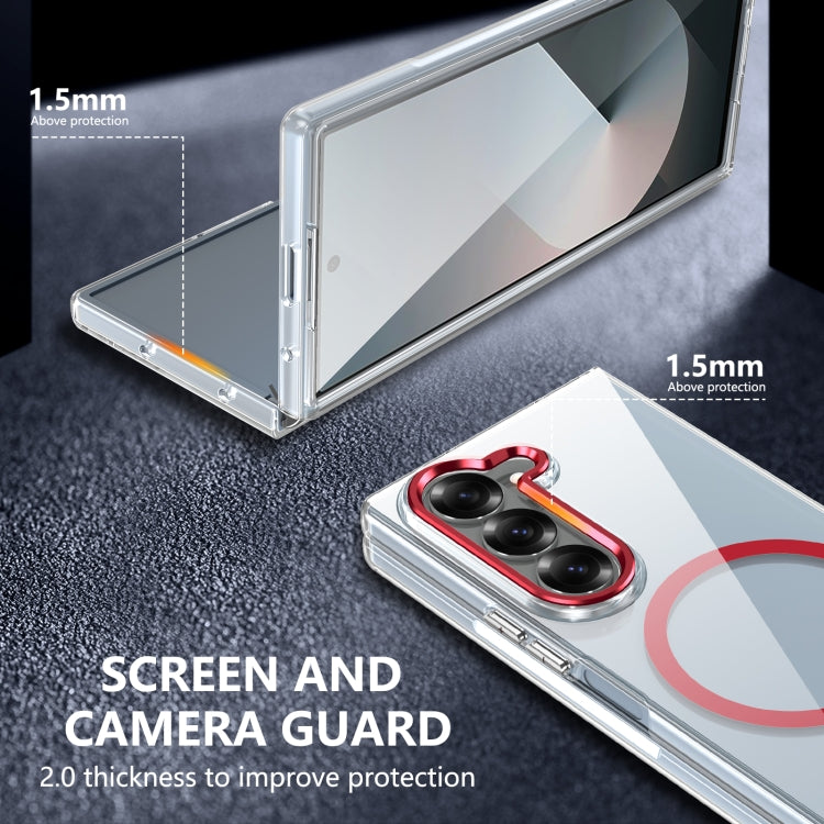 For Samsung Galaxy Z Fold6 lce Folding Series MagSafe Integrated Clear PC Phone Case