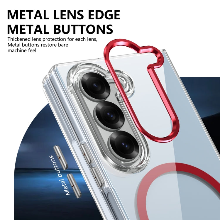 For Samsung Galaxy Z Fold6 lce Folding Series MagSafe Integrated Clear PC Phone Case