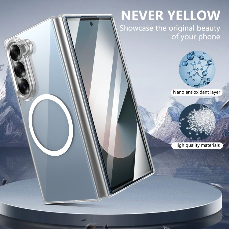 For Samsung Galaxy Z Fold6 lce Folding Series MagSafe Integrated Clear PC Phone Case