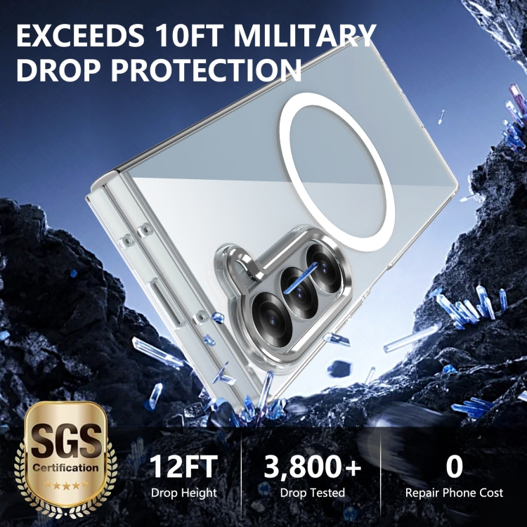 For Samsung Galaxy Z Fold6 lce Folding Series MagSafe Integrated Clear PC Phone Case