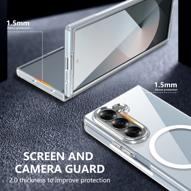 For Samsung Galaxy Z Fold6 lce Folding Series MagSafe Integrated Clear PC Phone Case