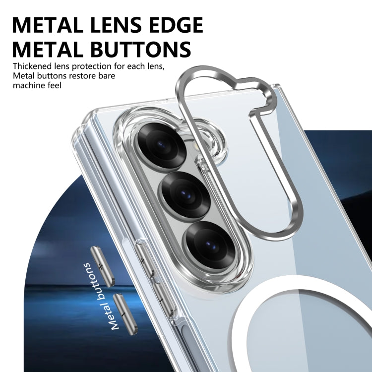For Samsung Galaxy Z Fold6 lce Folding Series MagSafe Integrated Clear PC Phone Case