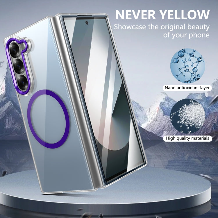 For Samsung Galaxy Z Fold6 lce Folding Series MagSafe Integrated Clear PC Phone Case