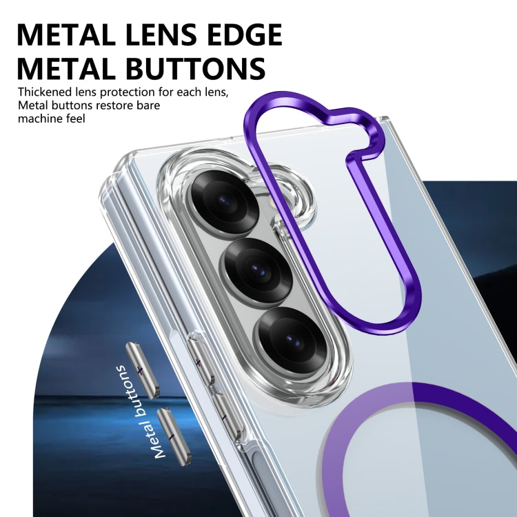 For Samsung Galaxy Z Fold6 lce Folding Series MagSafe Integrated Clear PC Phone Case