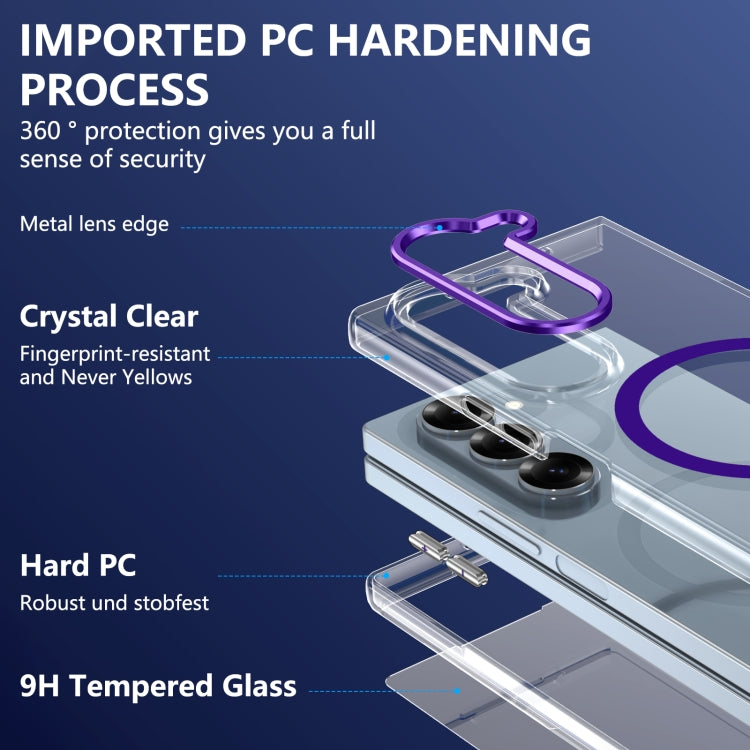 For Samsung Galaxy Z Fold6 lce Folding Series MagSafe Integrated Clear PC Phone Case