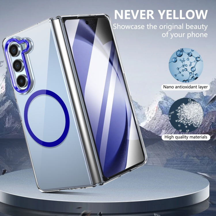 For Samsung Galaxy Z Fold5 lce Folding Series MagSafe Integrated Clear PC Phone Case