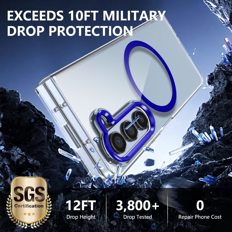 For Samsung Galaxy Z Fold5 lce Folding Series MagSafe Integrated Clear PC Phone Case