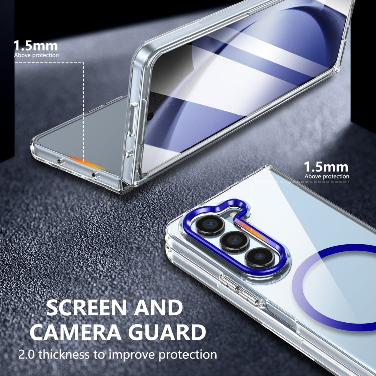 For Samsung Galaxy Z Fold5 lce Folding Series MagSafe Integrated Clear PC Phone Case