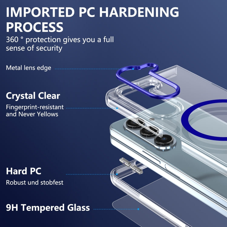 For Samsung Galaxy Z Fold5 lce Folding Series MagSafe Integrated Clear PC Phone Case