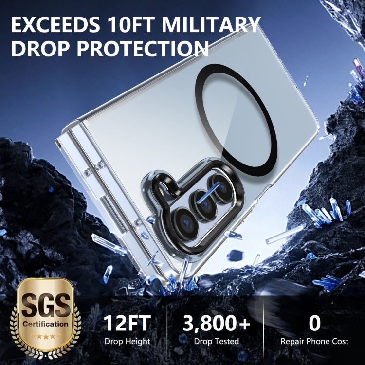 For Samsung Galaxy Z Fold5 lce Folding Series MagSafe Integrated Clear PC Phone Case